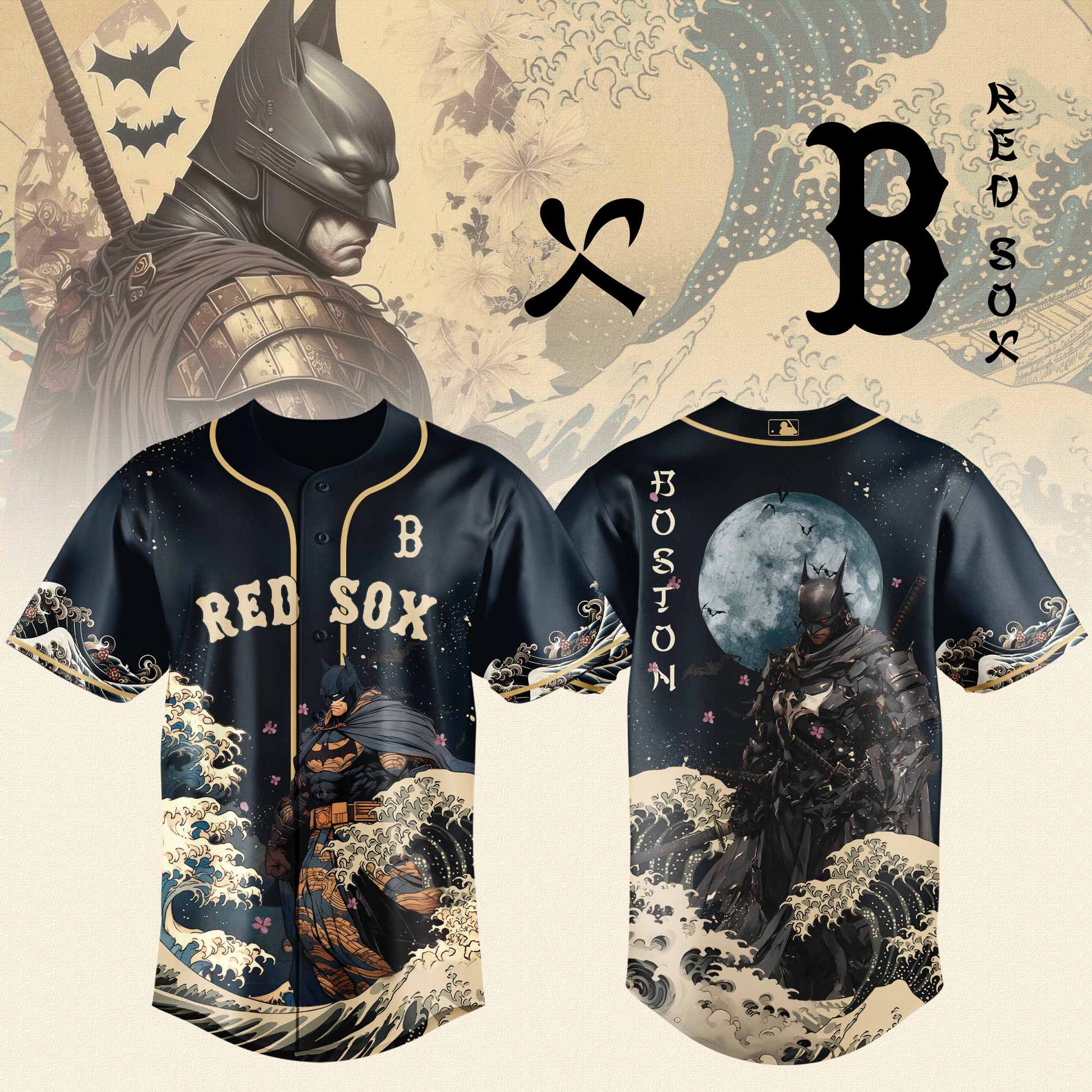 Boston Red Sox x Batman Night Limited Edition Jersey 2025
