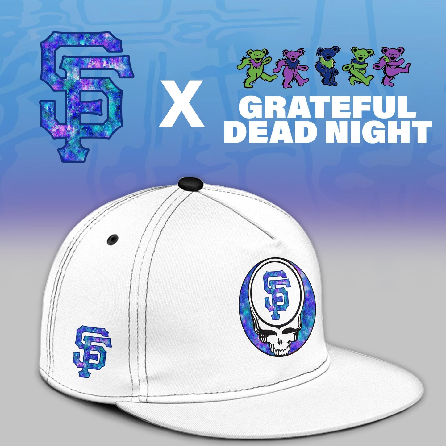 .San Francisco Giants 2025 Grateful Dead Night Limited Jersey