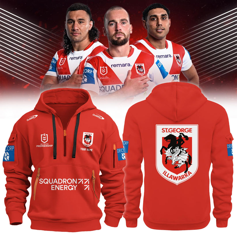 St. George Illawarra Dragons Personalized New Hoodie