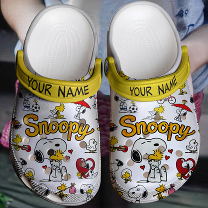 Snoopy Crocband Clogs Shoes Comfortable For Men Women