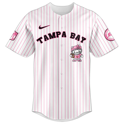 Premium Minnesota Vikings Merch - Minnesota Vikings X Kitty Pink Baseball Jersey Limited Edition - Gear Up For Game Day