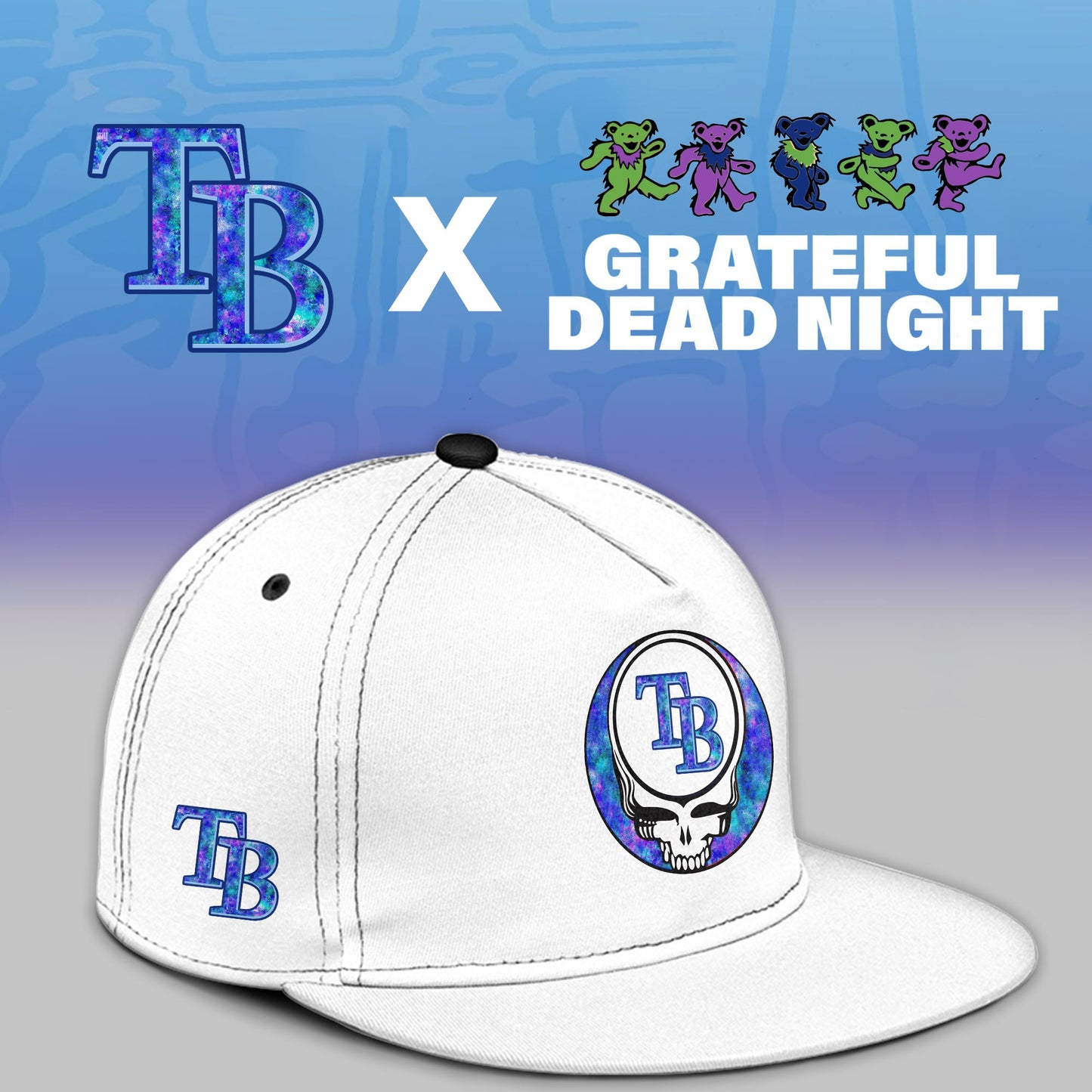 Tampa Bay Rays 2025 Grateful Dead Night Limited Jersey