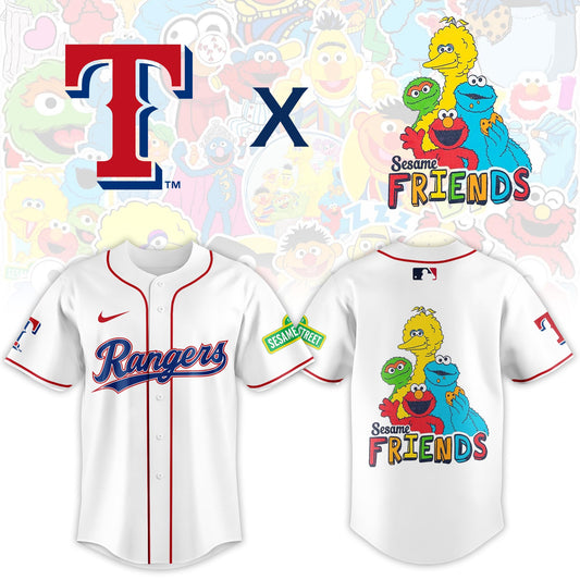 Texas Rangers 2025 Sesame Street Night Limited Jersey