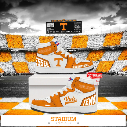 Tennessee Volunteers Customized Custom Name Shoes