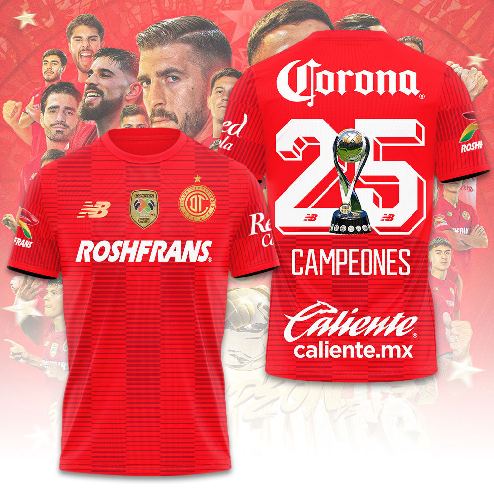 Toluca Campeón de Campeones 2025 T-Shirt