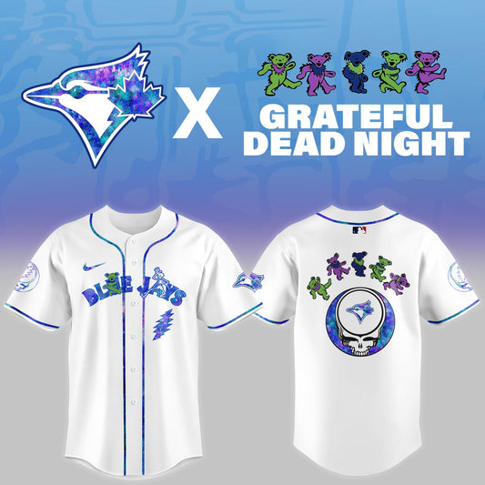 Toronto Blue Jays 2025 Grateful Dead Night Limited Jersey