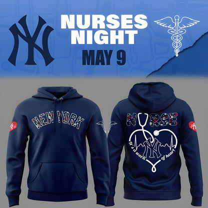 New York Yankees NURSES NIGHT Hoodie