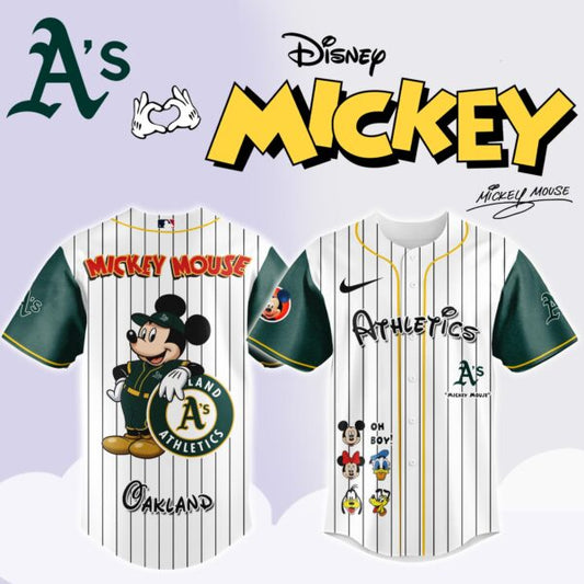 Athletics x Mickey Mouse Game Night Special Edition Jersey