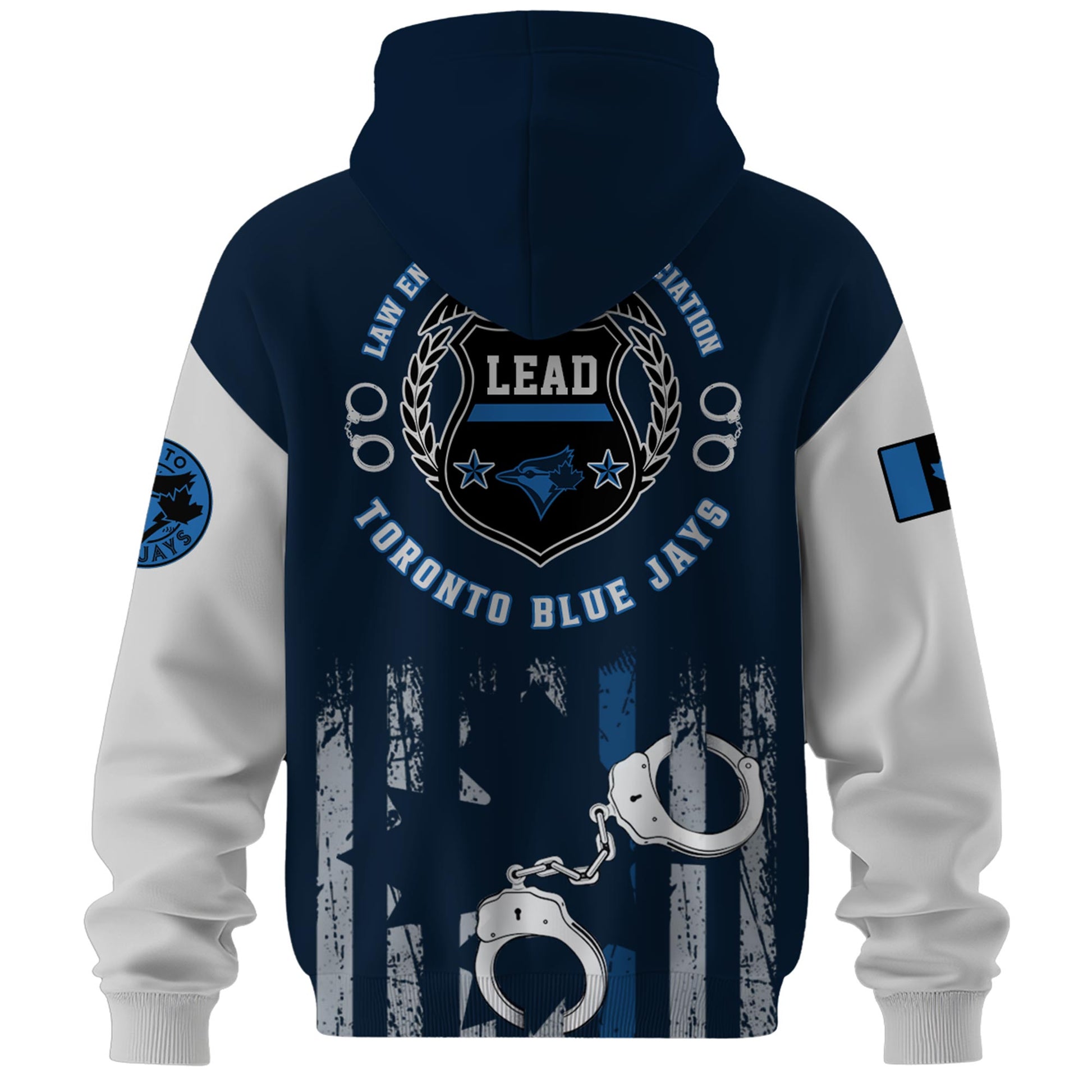 .    Toronto Blue Jays MLB x Law Enforcement Appreciation Day Hoodie Limited