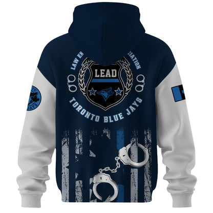 .    Toronto Blue Jays MLB x Law Enforcement Appreciation Day Hoodie Limited