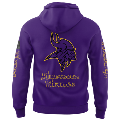 Premium Minnesota Vikings Merch - Limited Edition Viking x UNRL Vol 4 Hoodie 2025 - Gear Up For Game Day