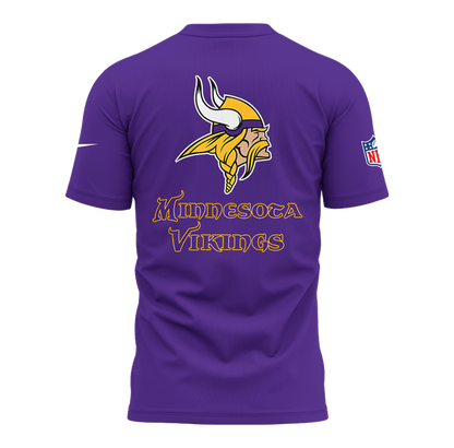 Premium Minnesota Vikings Merch - Limited Edition Minnesota Vikings T-Shirt  Gift For Fan 2025 - Gear Up For Game Day