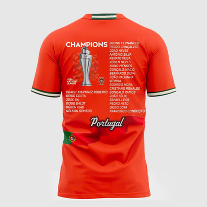 Portugal UEFA Nations League 2025 Champions T-Shirt