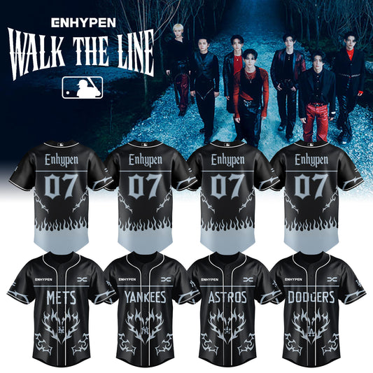 Enhypen Walk The Line Tour 2025 Jersey Editions Limited