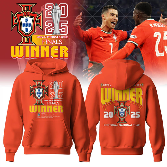 Portugal UEFA Nations League 2025 Champions Hoodie