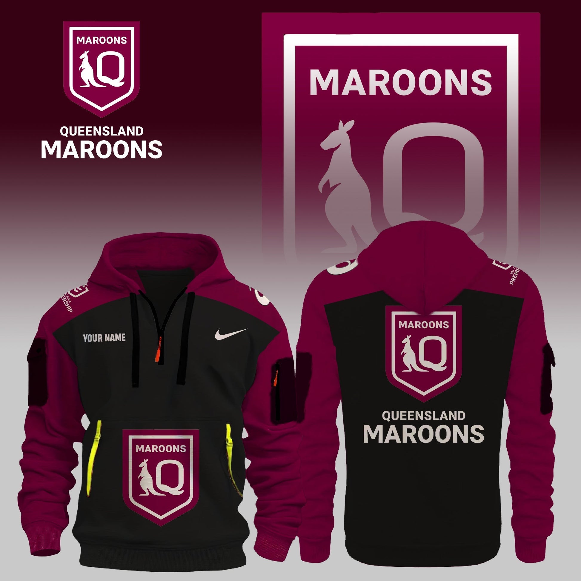 Queensland Maroons 2025 New Hoodie Limited Edition