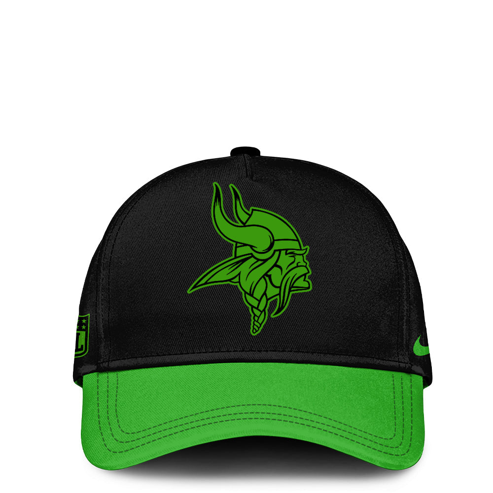 Premium Minnesota Vikings Merch - Minnesota Vikings Football x St.Patrick'Day Limited Edition Hoodie 2025 - Gear Up For Game Day