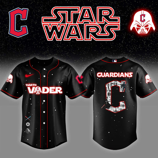 Cleveland Guardians x Stars Wars Darth Vader Night Baseball Jersey Editions Limited v2
