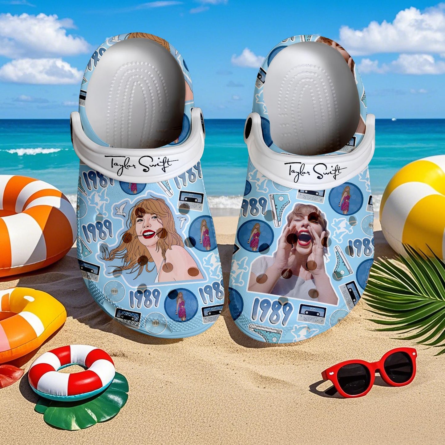 Taylor Swift Crocs Crocband Clogs Shoes Comfortable For Men Women