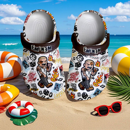 Eminem Crocs Crocband Clogs Shoes Comfortable For Men Women