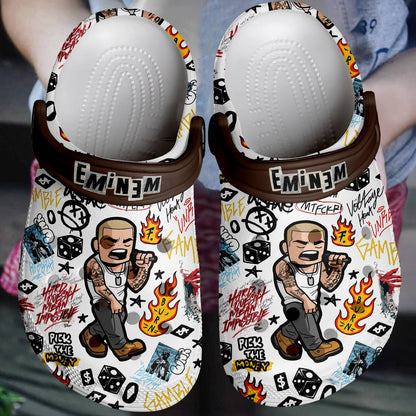 Eminem Crocs Crocband Clogs Shoes Comfortable For Men Women