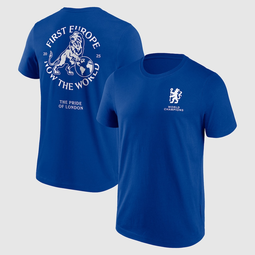 Chelsea First Europe, Now the World Graphic T-Shirt