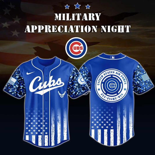 _Chicago Cubs MLB x Air Force Military Appreciation Night Jersey Editions Limited 2025 V4