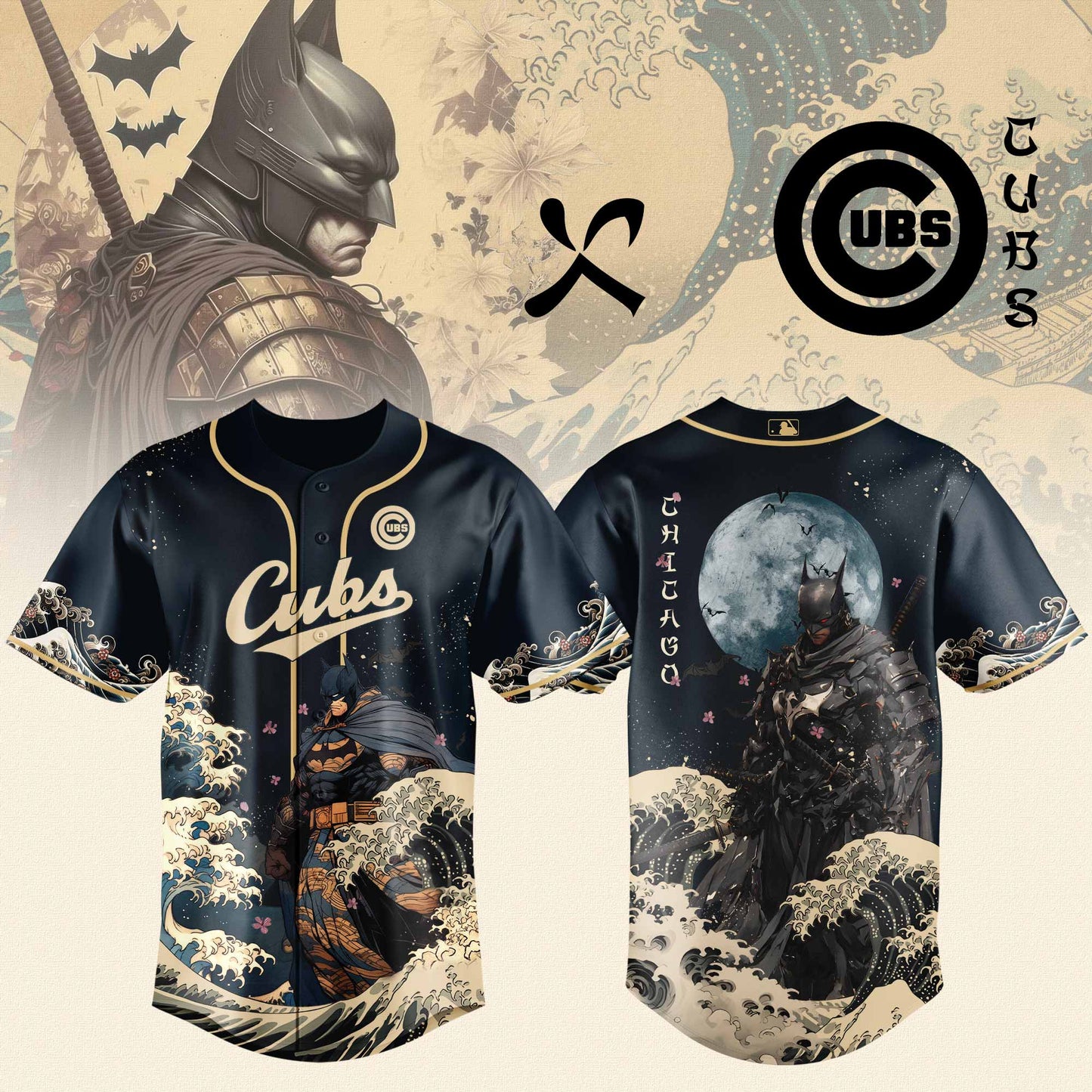 Chicago Cubs x Batman Night Limited Edition Jersey 2025