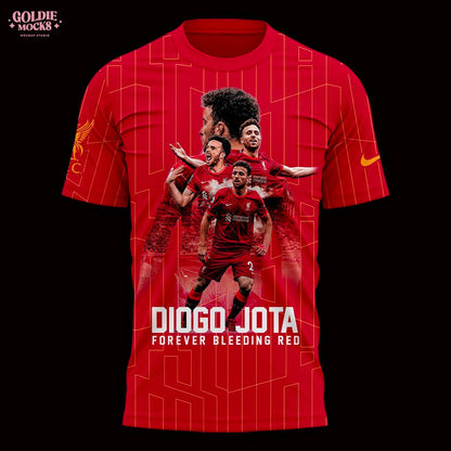 Diogo Jota Forever Bleeding In My Memories T-Shirt