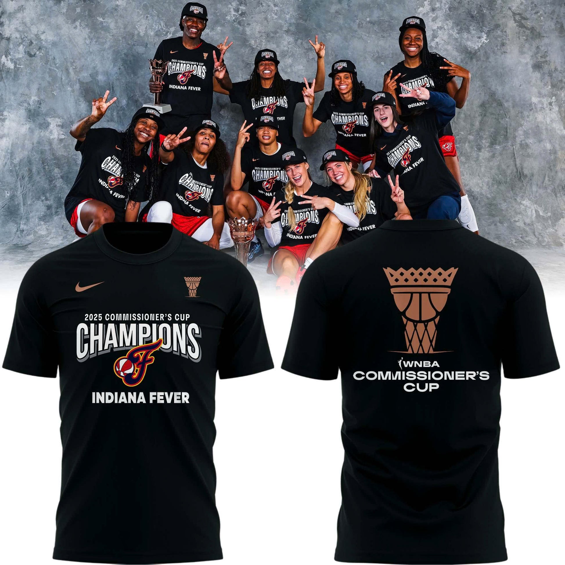 Special Edition 2025 WNBA Commissioners Cup Champions T-Shirt