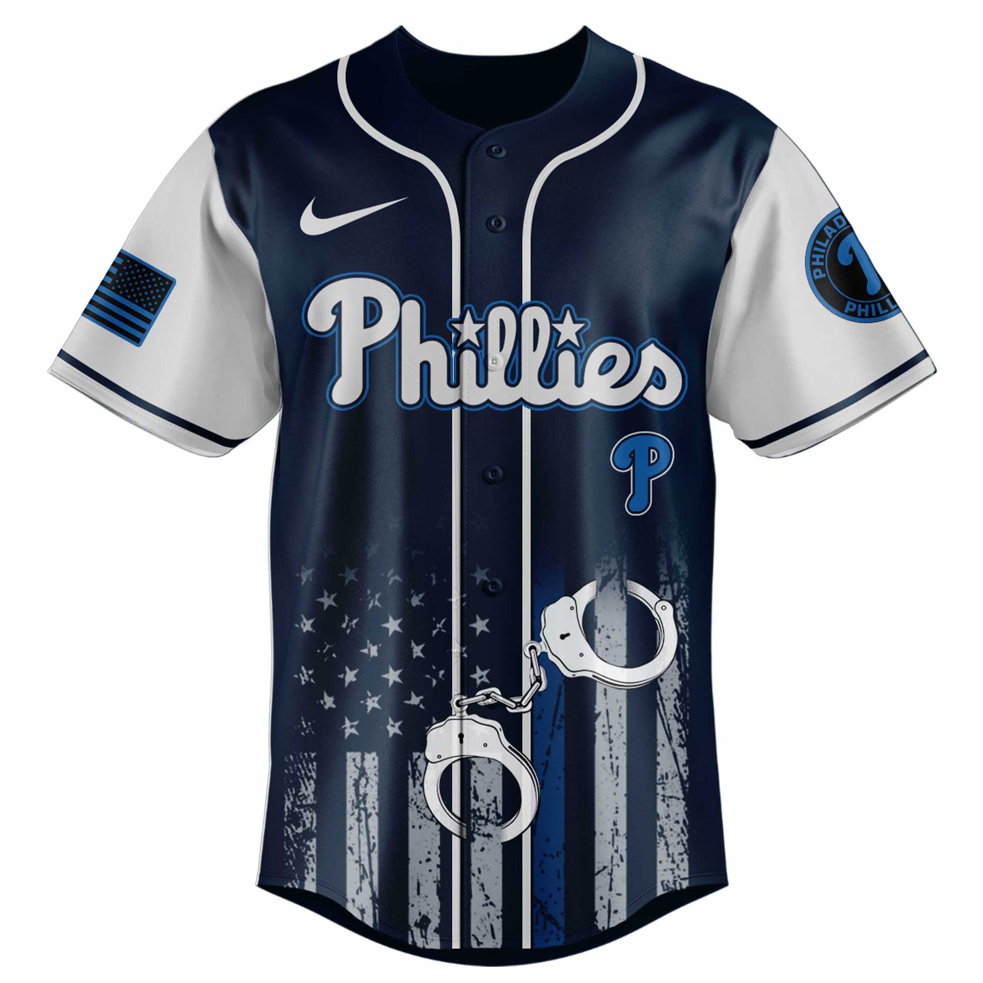 .   Philadelphia Phillies MLB x Law Enforcement Appreciation Day Jersey Limited