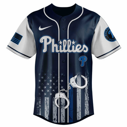 .   Philadelphia Phillies MLB x Law Enforcement Appreciation Day Jersey Limited
