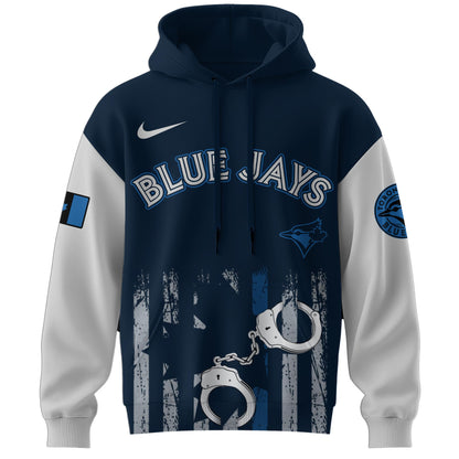 .    Toronto Blue Jays MLB x Law Enforcement Appreciation Day Hoodie Limited