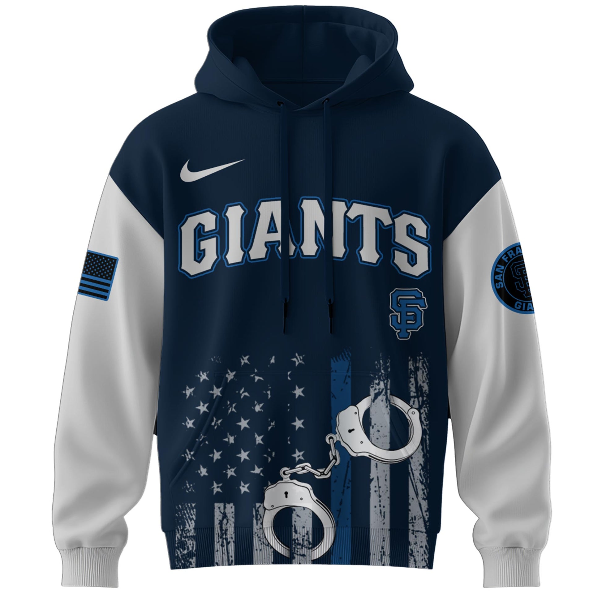 .  San Francisco Giants MLB x Law Enforcement Appreciation Day Hoodie Limited