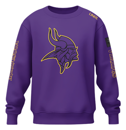Premium Minnesota Vikings Merch - Limited Edition Viking x UNRL Vol 4 Sweatshirt 2025 - Gear Up For Game Day