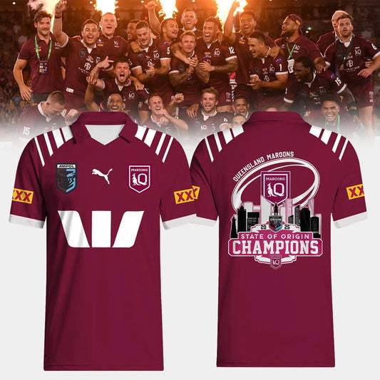 Queensland Maroons Jersey 2025 Champion