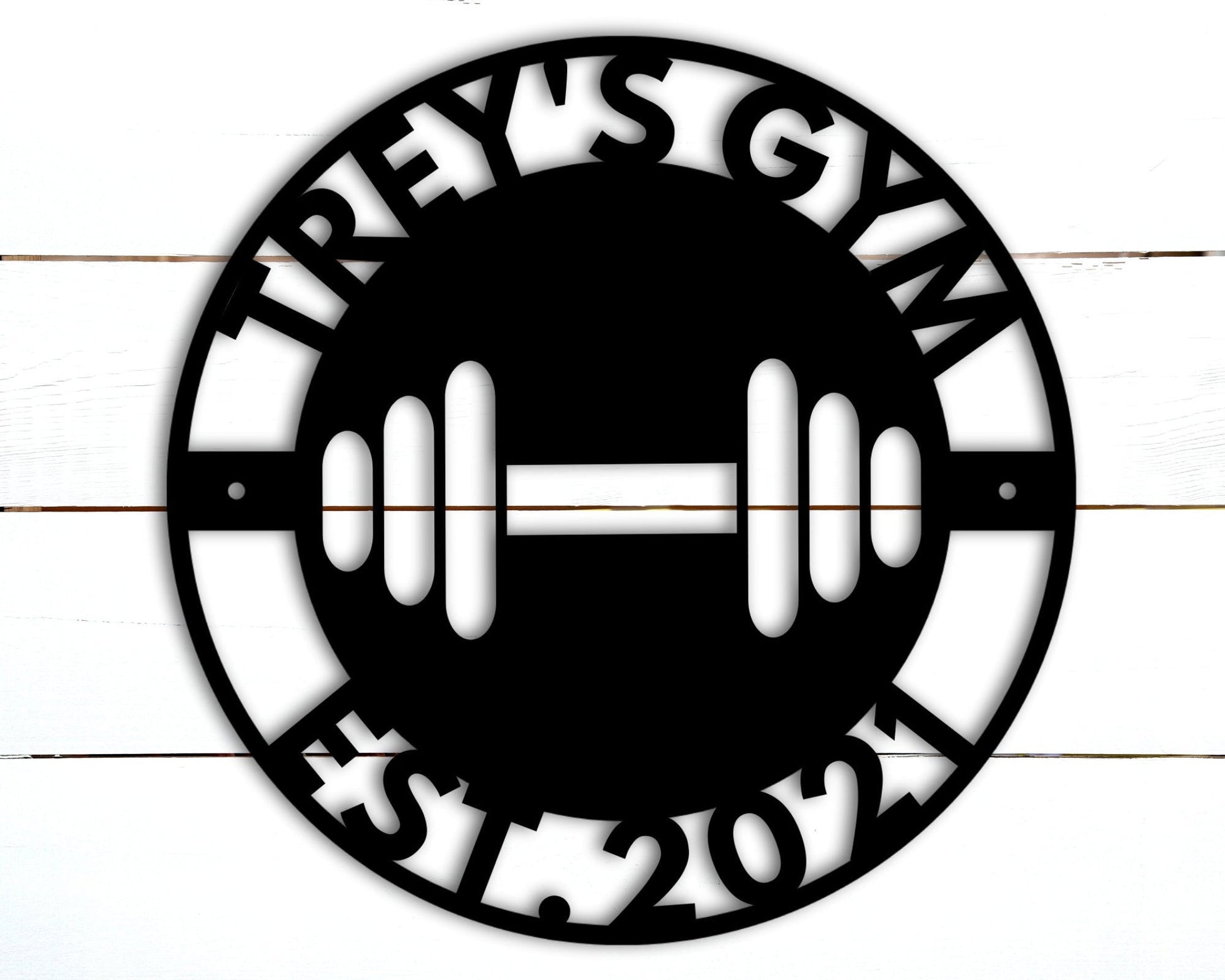 Gym Sign, Personalized Home Gym Sign, Custom Metal Gym Sign, Home Gym Sign, Cross Fit Sign, Custom Gym Sign, Metal Gym Sign, Gym Metal Sign