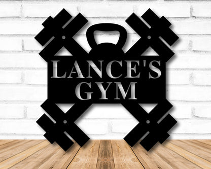 Personalized Home Gym Signs for Workout Room, Personalized Metal Sign, Home Gym Wall Art,Home Gym Decor Personalized Gym Sign Weight Lifting