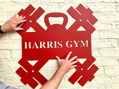 Personalized Home Gym Signs for Workout Room, Personalized Metal Sign, Home Gym Wall Art,Home Gym Decor Personalized Gym Sign Weight Lifting