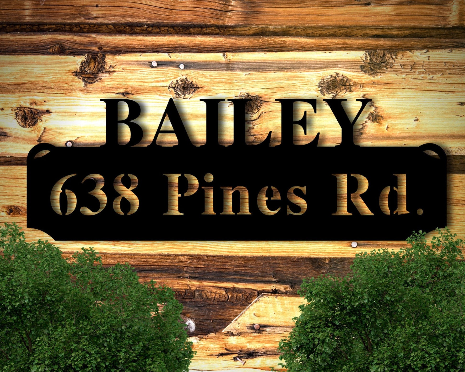 Metal Address Plaque for House, Address Sign, House Number Plaque, Metal Address Numbers, Address Plaque, Front Porch Decor, Metal Signs