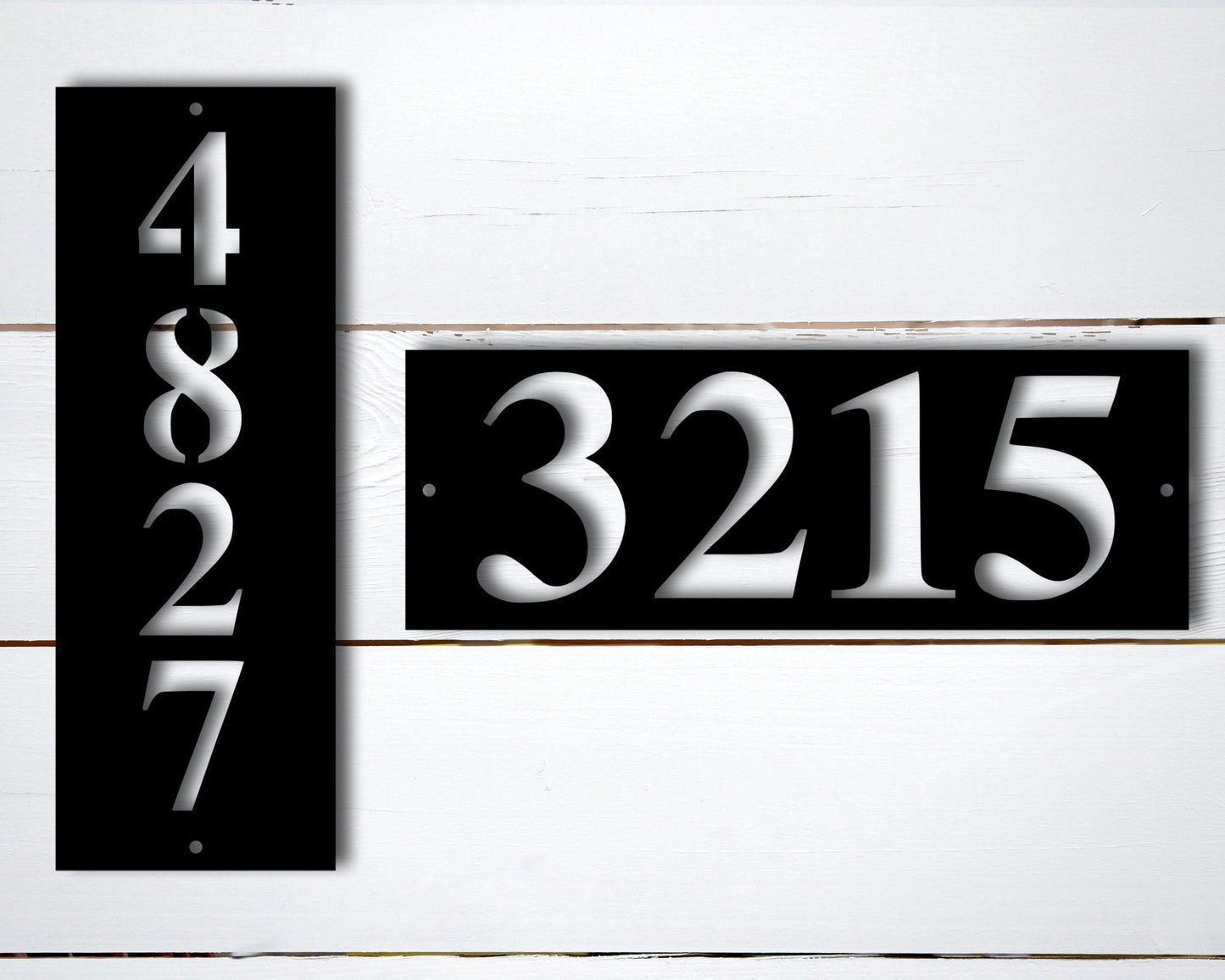 Vertical Address Plaque for House, Vertical Address Numbers, Vertical Address Sign, Metal Address Plaque, House Numbers, Door Number Sign