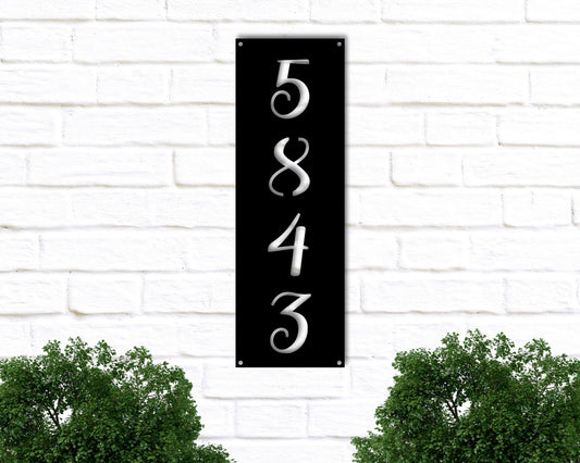 Custom Metal Address Plaque, Custom Address Plaque, Address Sign, Metal House Numbers, Housewarming Gifts, Address Plaque