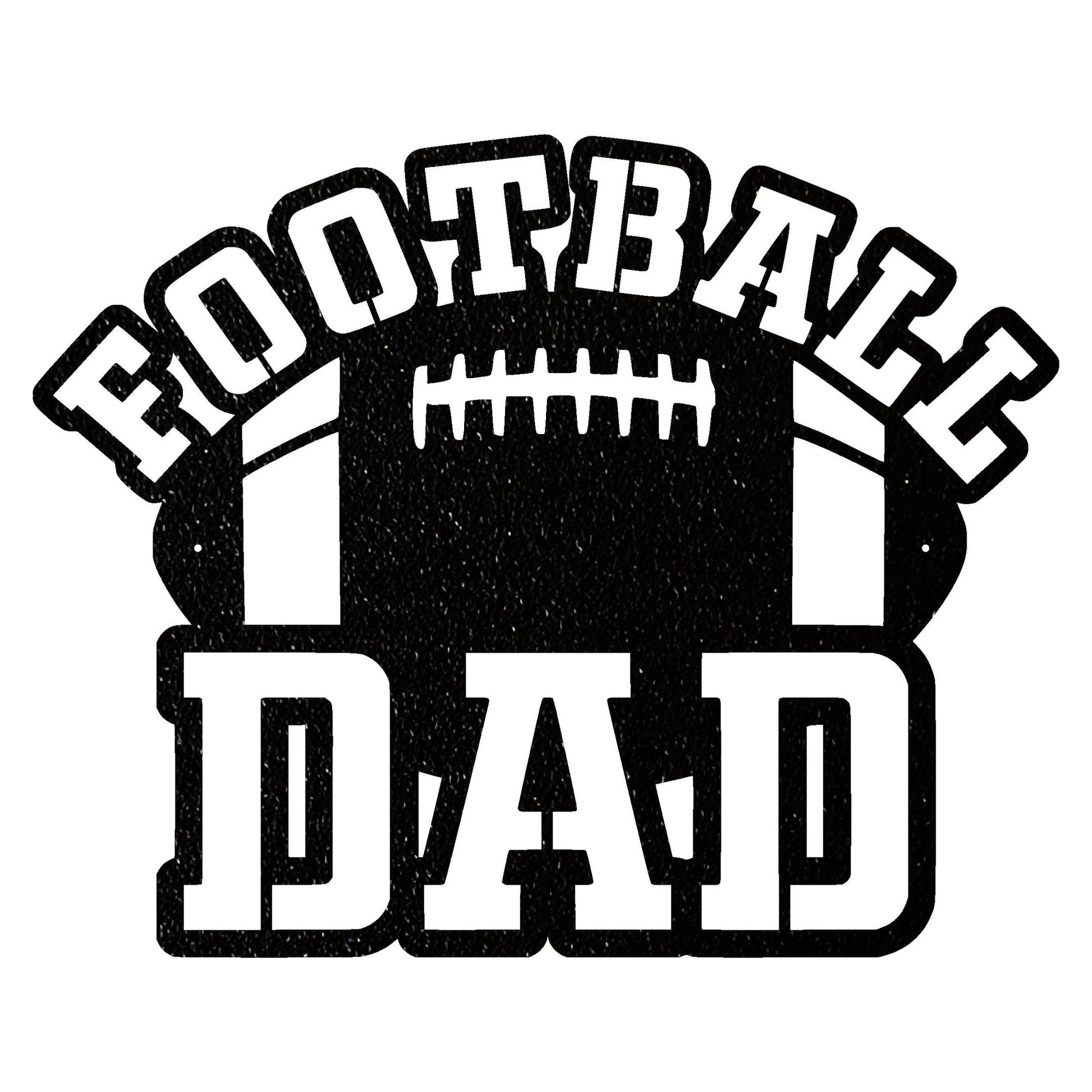 Football Dad Metal Wall Decor, Sports Metal Wall Art, 3d Metal Football Wall Art, Modern Metal Art Farmhouse Decor, Football Gift