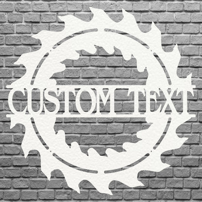 Custom Metal Name Woodshop Sign, Woodshop Decor Metal Wall Art, Outdoor Metal Sign, Laser Cut Metal Sign, Metal Wall Decor