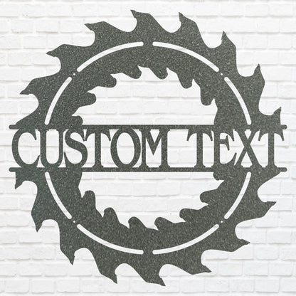 Custom Metal Name Woodshop Sign, Woodshop Decor Metal Wall Art, Outdoor Metal Sign, Laser Cut Metal Sign, Metal Wall Decor