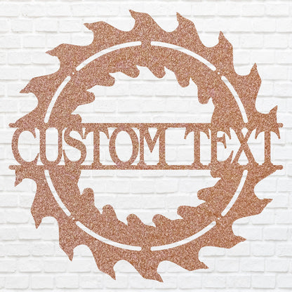 Custom Metal Name Woodshop Sign, Woodshop Decor Metal Wall Art, Outdoor Metal Sign, Laser Cut Metal Sign, Metal Wall Decor