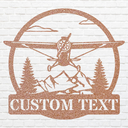 Airplane Sign | Custom Metal Sign | Personalized Sign Airplane Wall Art | Custom Name Sign | Metal Name Sign | Laser Cut Metal Sign