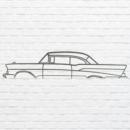 Metal Car Sign, Classic Car Wall Art, Above Bed Decor, Laser Cut Metal Sign Gift For Father, Outdoor Metal Sign