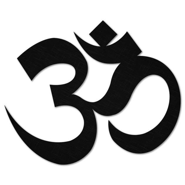 OM Yoga Symbol Metal Wall Decor | Metal Om Sign Spiritual Wall Art | Hindu Yoga Symbols Metal Wall Art | House Warming Gift