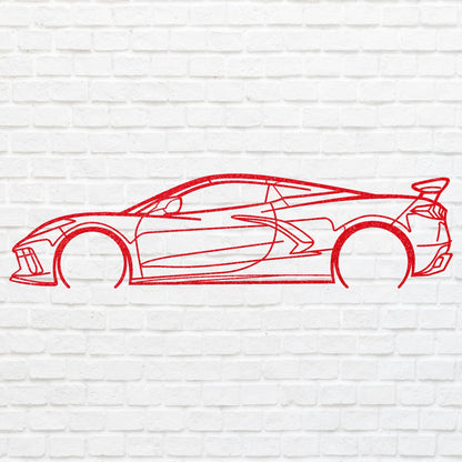 Metal Car Sign, Geometric Wall Art For Mechanic Gift, Laser Cut Metal Sign Garage Decor, Metal Wall Art Gift For Car Lovers